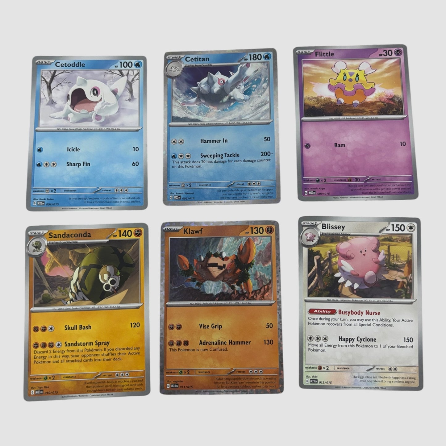 Pokémon McDonald’s Match Battle 2023 - Lote 6 Cartas em Inglês