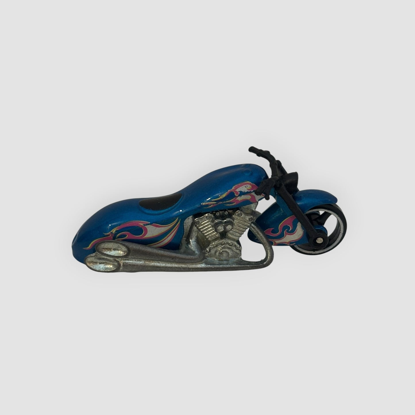 Hot Wheels Chopper Azul Metalizado