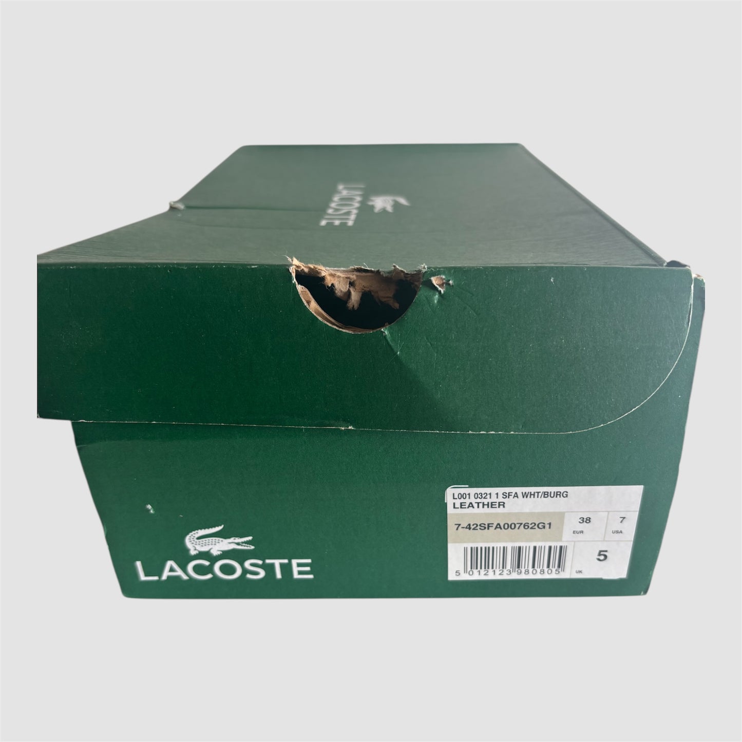 Sapatilhas Lacoste tamanho 38