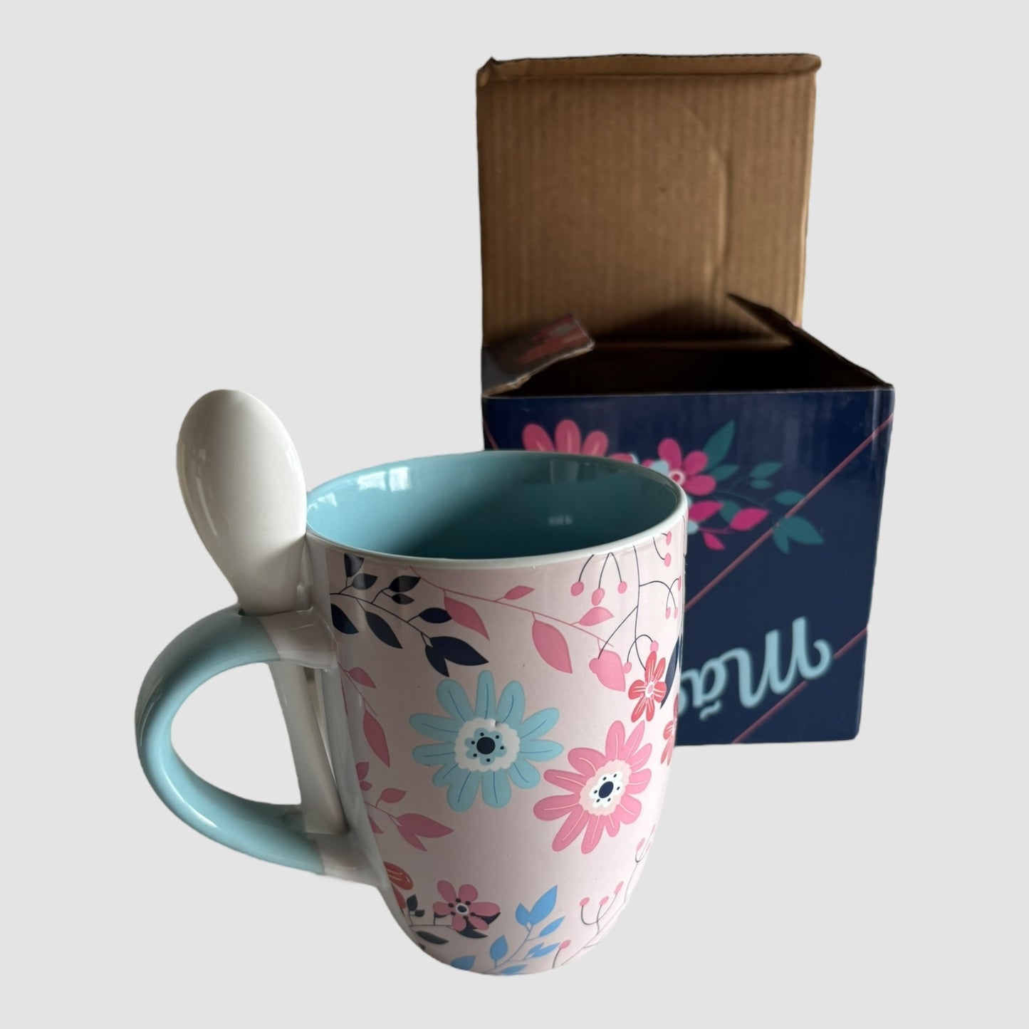 Caneca Mãe Cerâmica com Colher