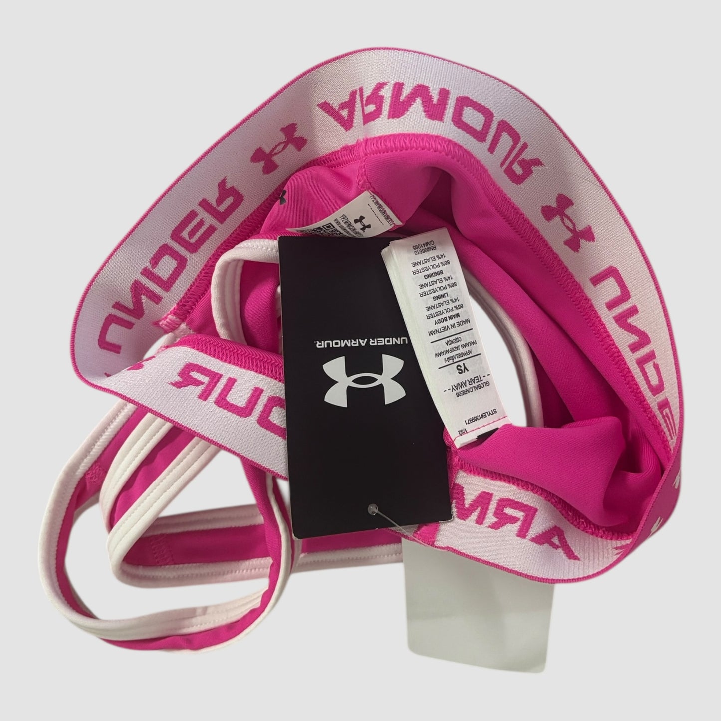 Sutiã Desportivo Under Armour Menina XS Rosa Novo com Etiqueta