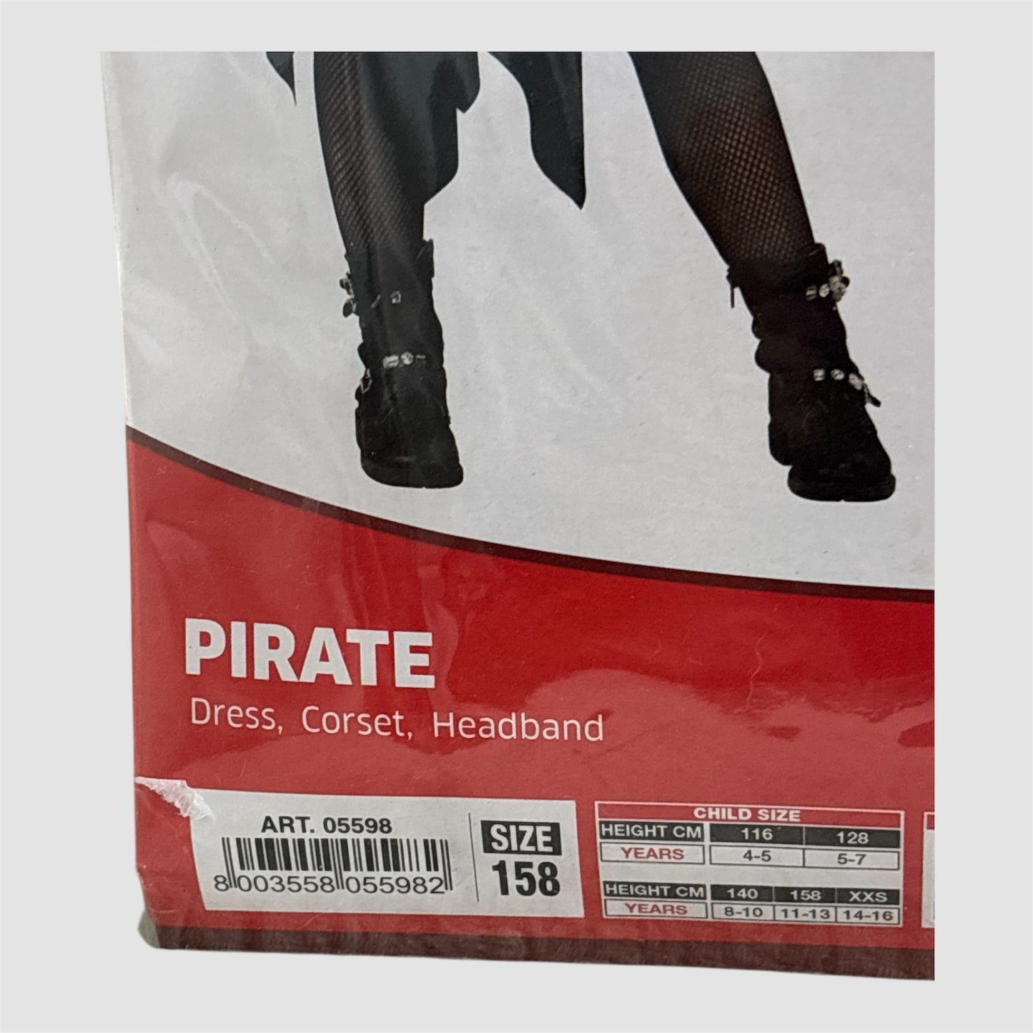 Disfarce Pirata Menina 11-13 anos