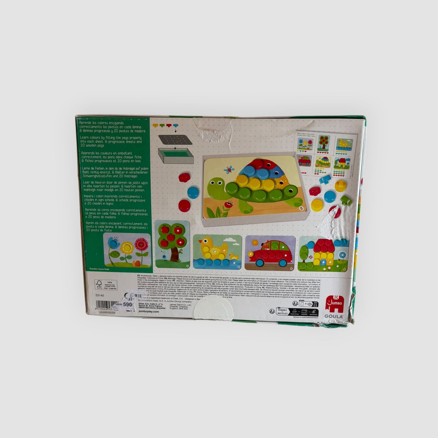 Goula Baby Color | Jogo Educativo de Cores | 2+ Anos | Usado
