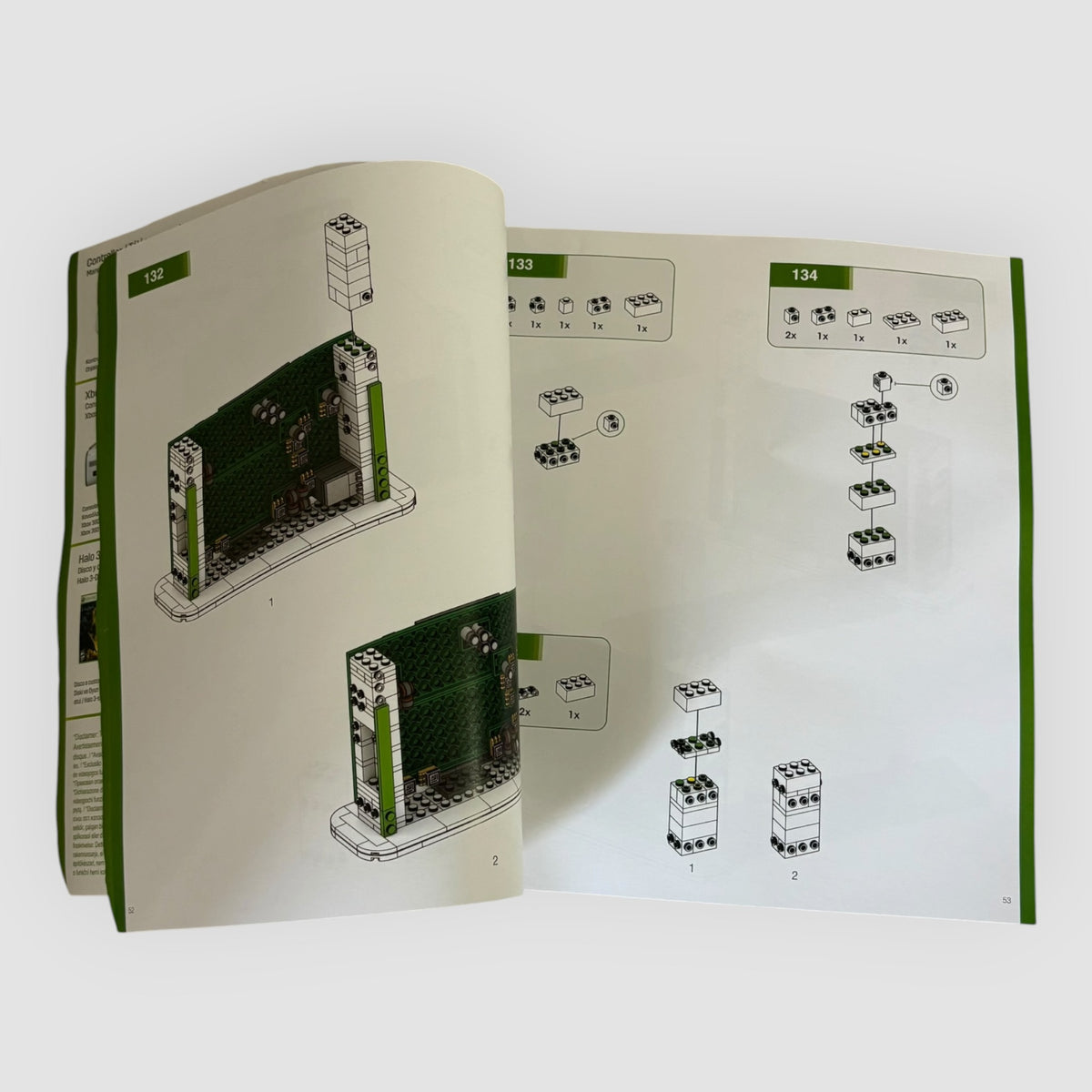 Manual de Instruções de Construção Xbox 360 – MEGA Mattel