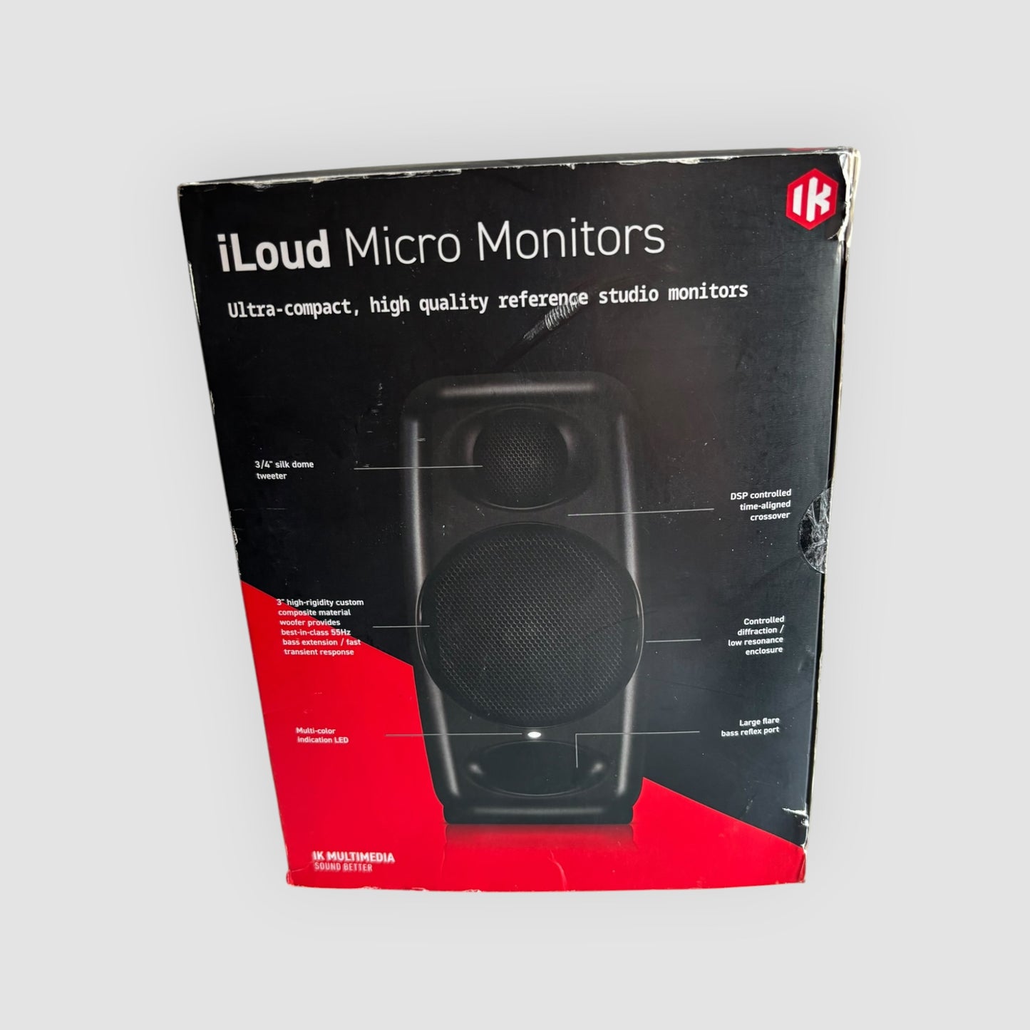 IK Multimedia iLoud Micro Monitors – Colunas de Estúdio Ativas