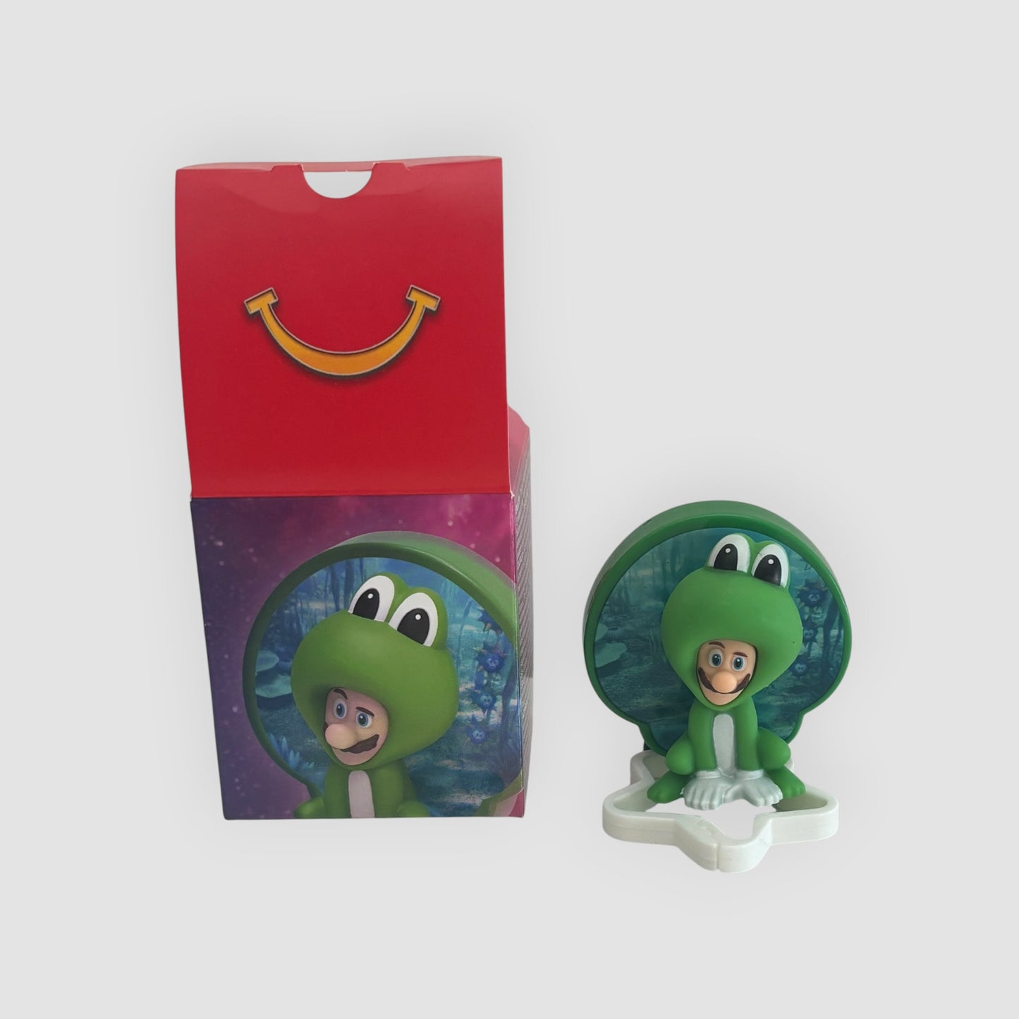 McDonald’s Super Mario Wonder Mario Sapo (Frog Mario) Clip Brinquedo Happy Meal