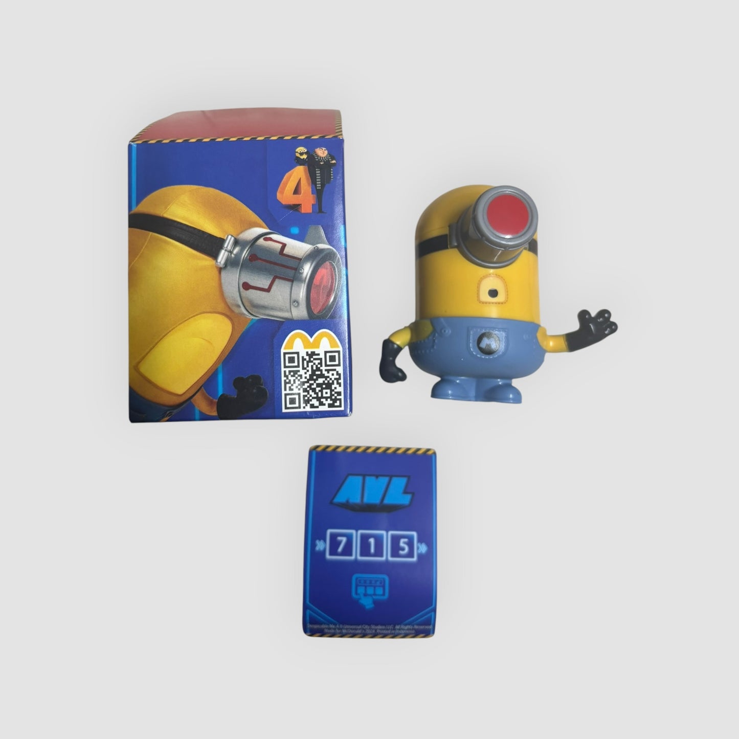 Minions 4 McDonald’s – Figura AVL Colecionável com Código Secreto 🍌🎬🍔