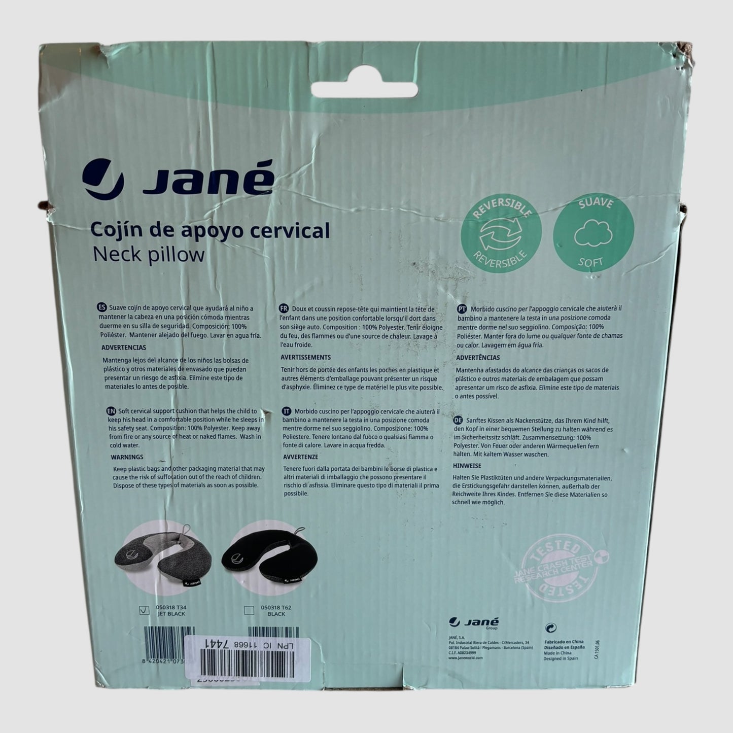 Almofada de apoio Cervical para Carro Jané