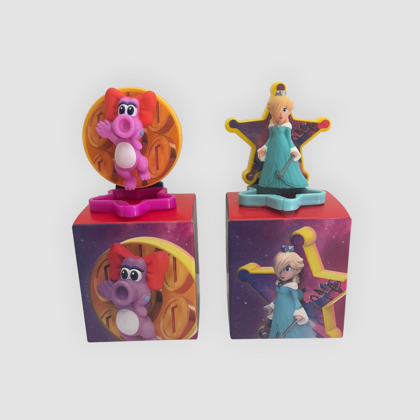 McDonald’s Super Mario Wonder Rosalina + Elefanta Rosa Happy Meal (2 Figuras)