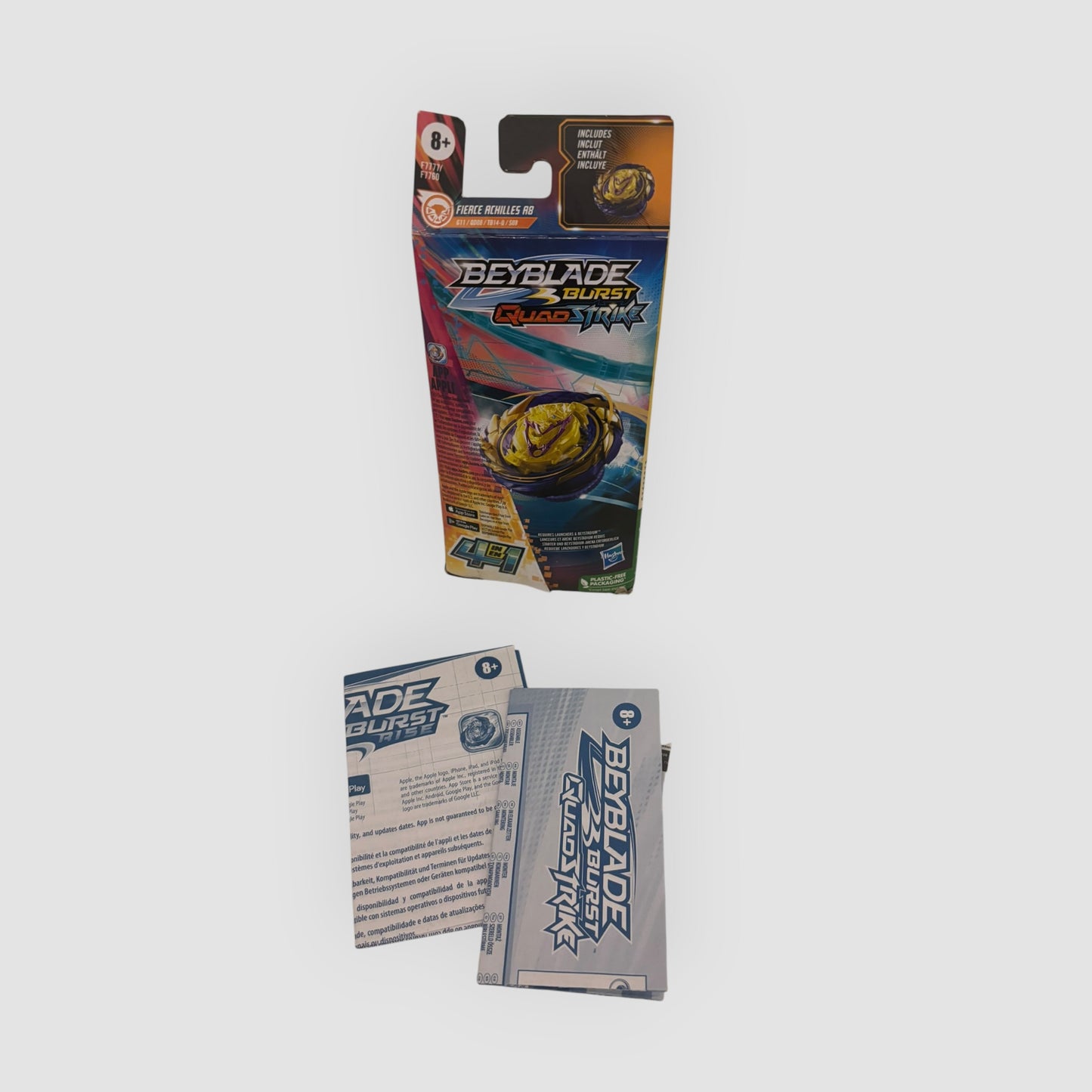 Beyblade Burst QuadStrike Fierce Achilles A8 Original Hasbro + Caixa