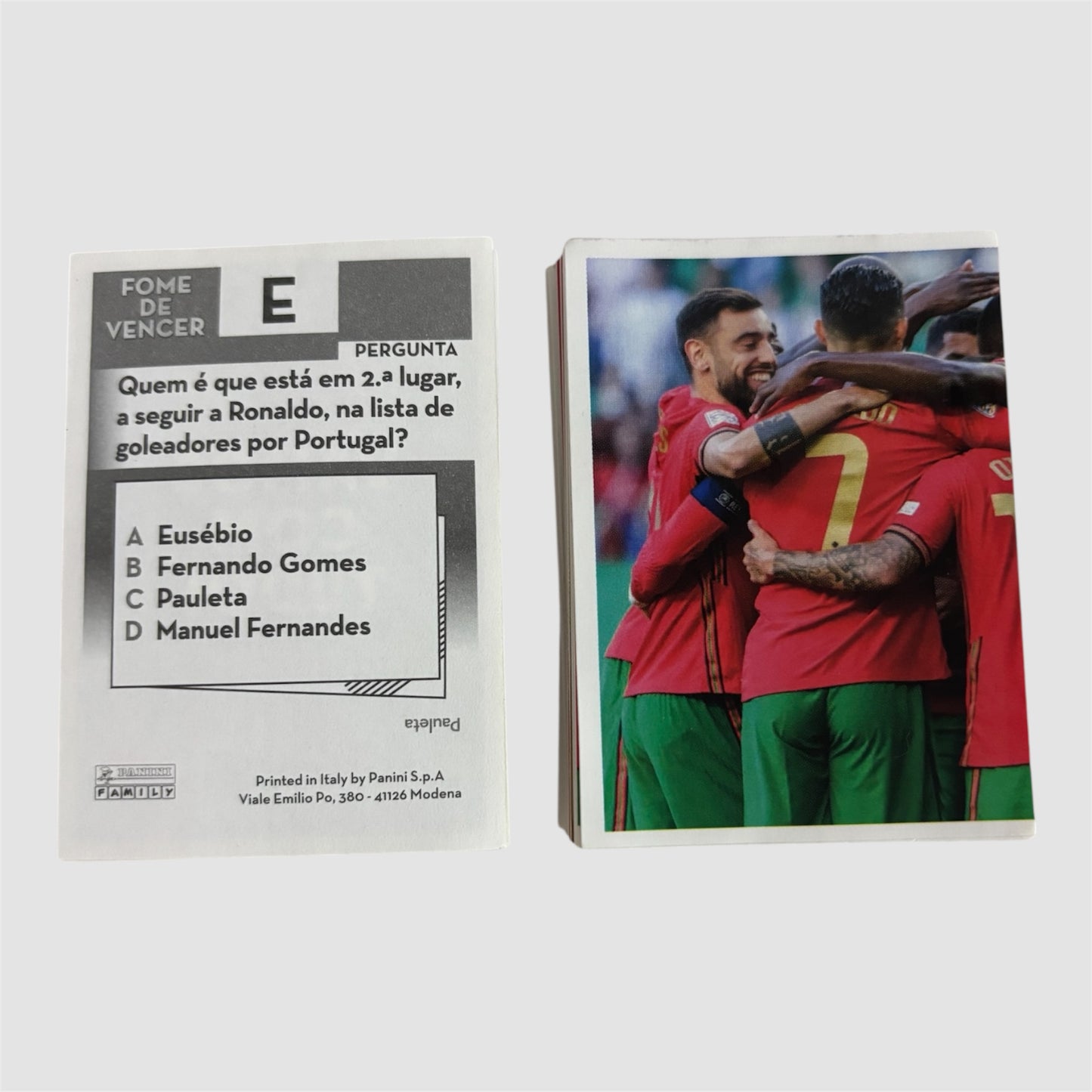 132 Cromos Fome de Vencer 2022 Continente