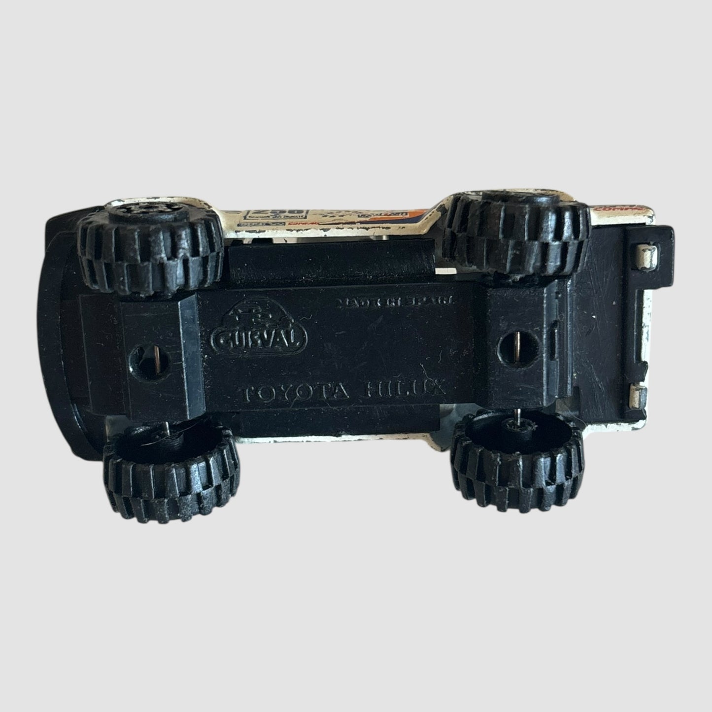 Toyota Hilux Guisval miniatura pick-up branca