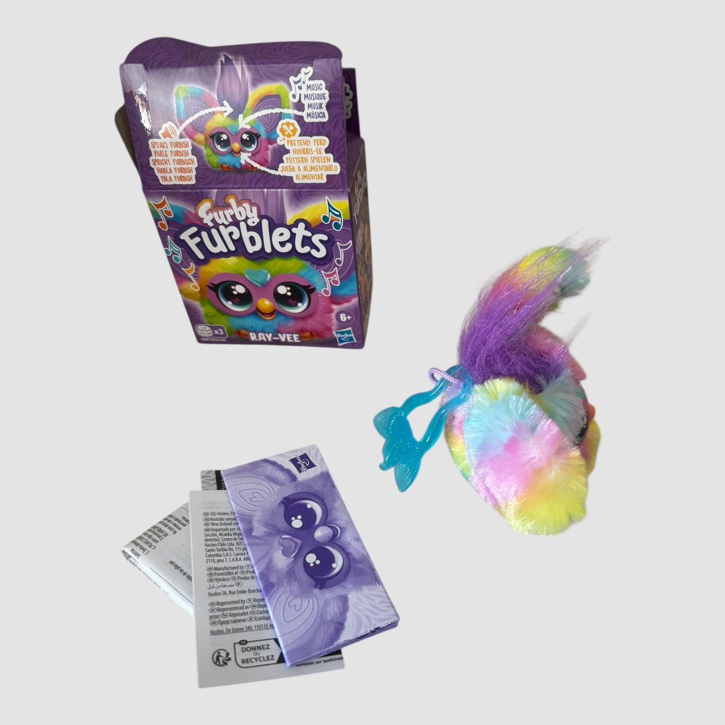 Furby Furblets Ray-Vee Hasbro Novo