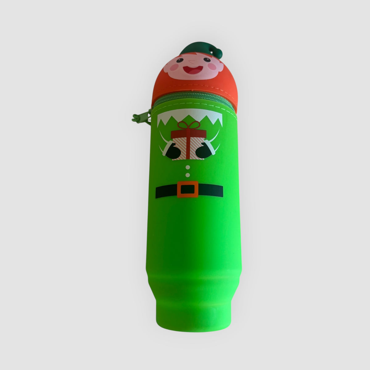 Porta-Lápis / Estojo de Silicone Elfo de Natal