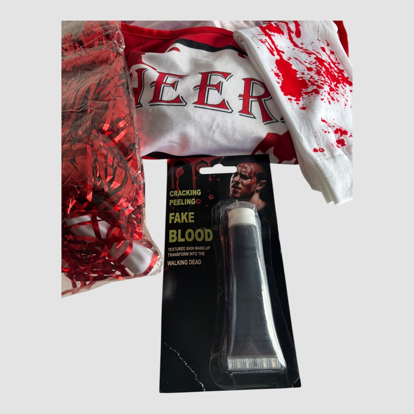 Disfarce Animadora Zombie Menina 10/12 anos Novo