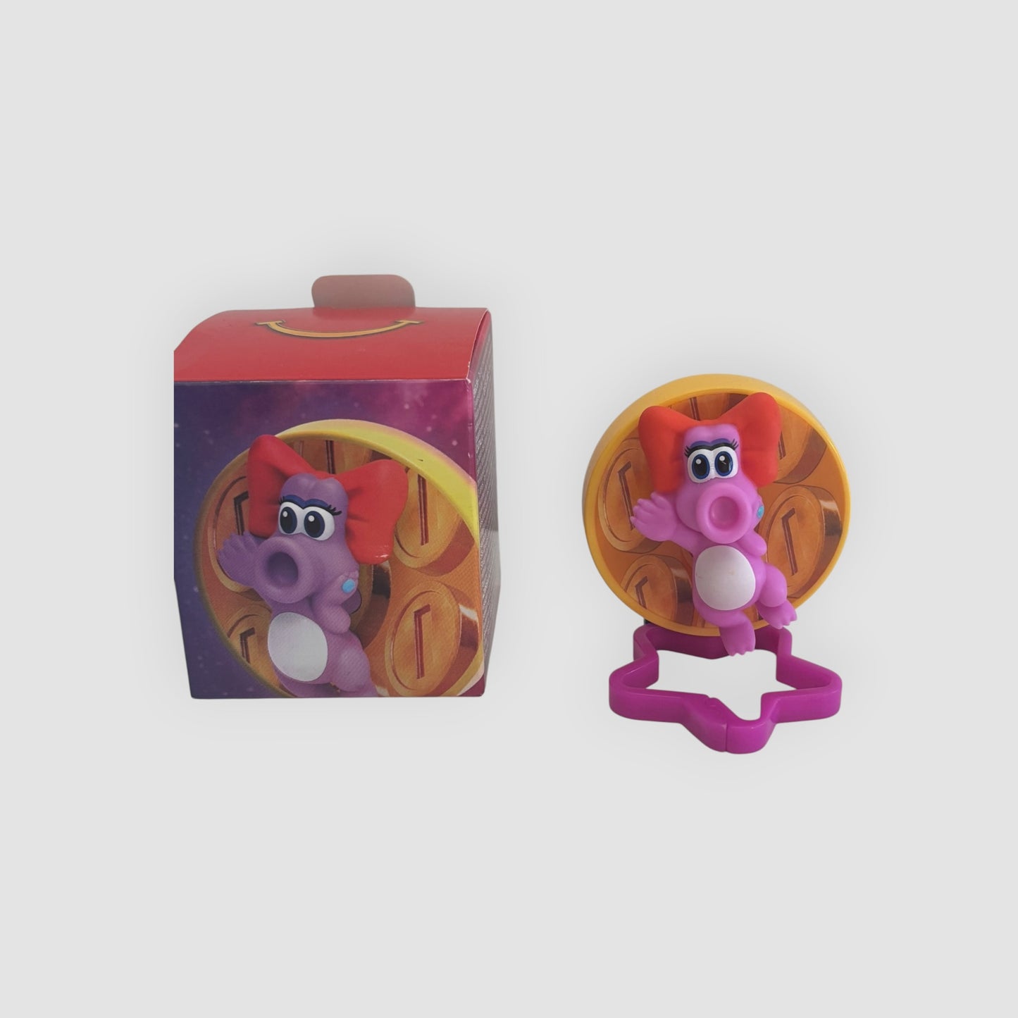 McDonald’s Super Mario Wonder Elefanta Rosa (Pink Elephant) Clip Brinquedo Happy Meal