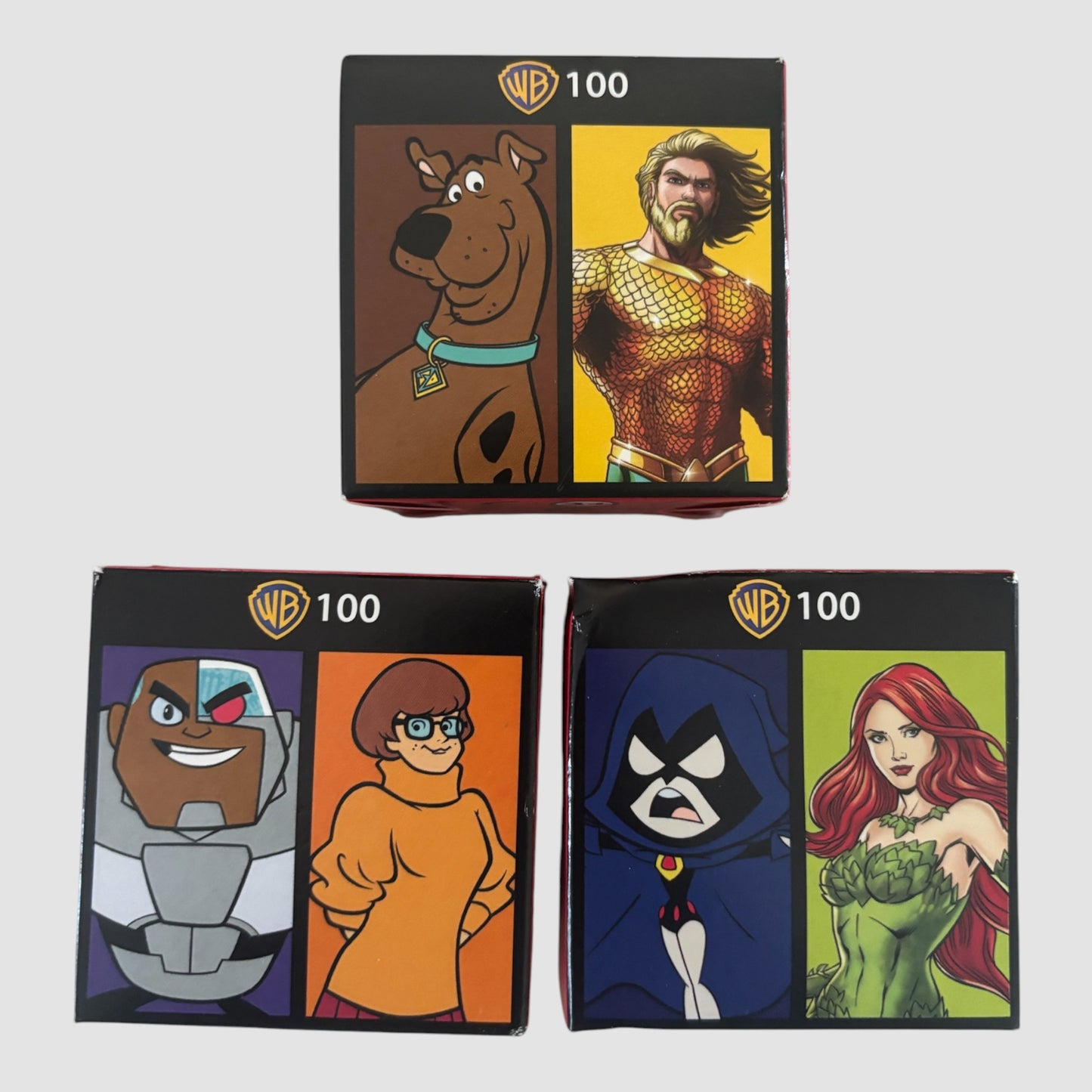 Warner Bros 100 McDonald’s – Mini Caixas Surpresa Colecionáveis DC & Scooby-Doo 🎬🦸🍔