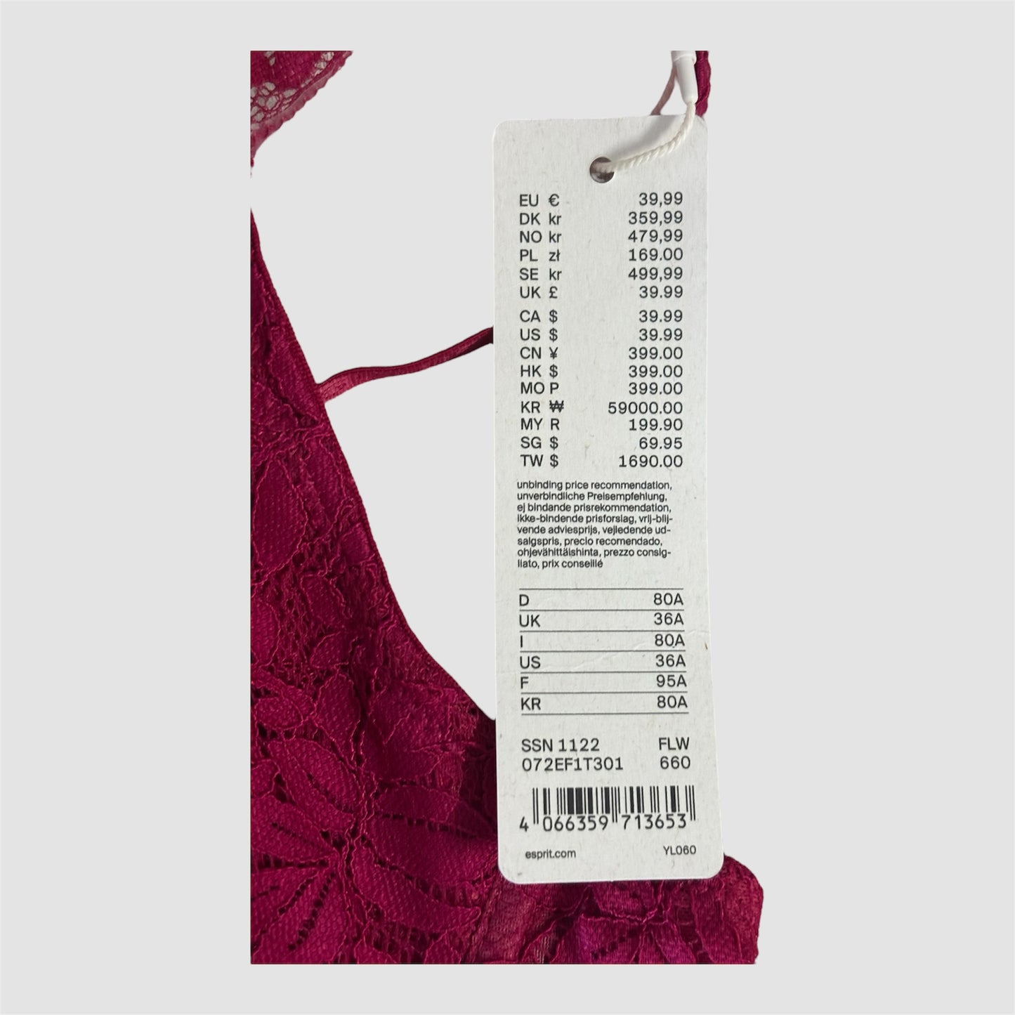 Soutien Esprit 95A Novo Renda