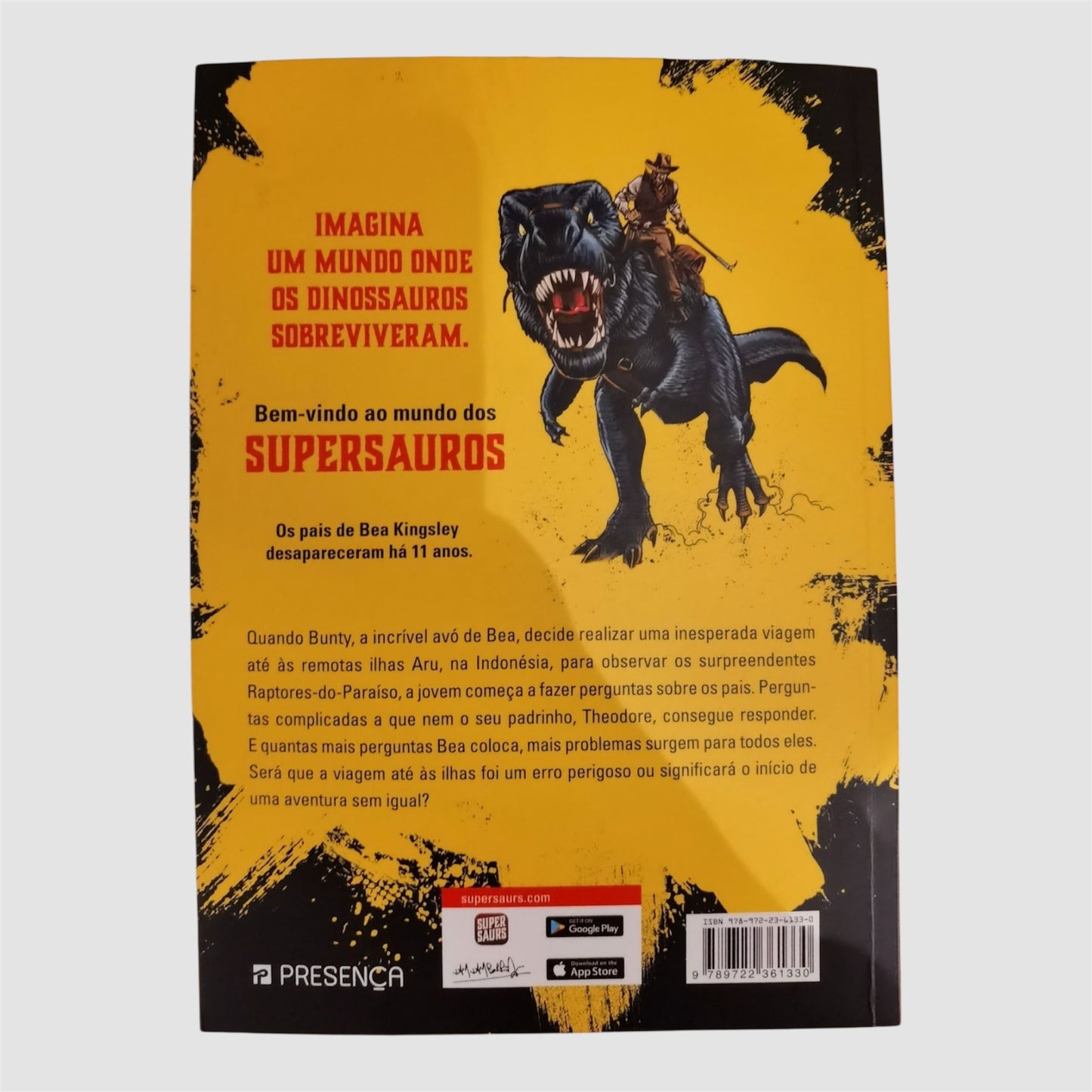 Livro " O mundo dos supersauros-os raptores do paraíso"de Jay Burridge