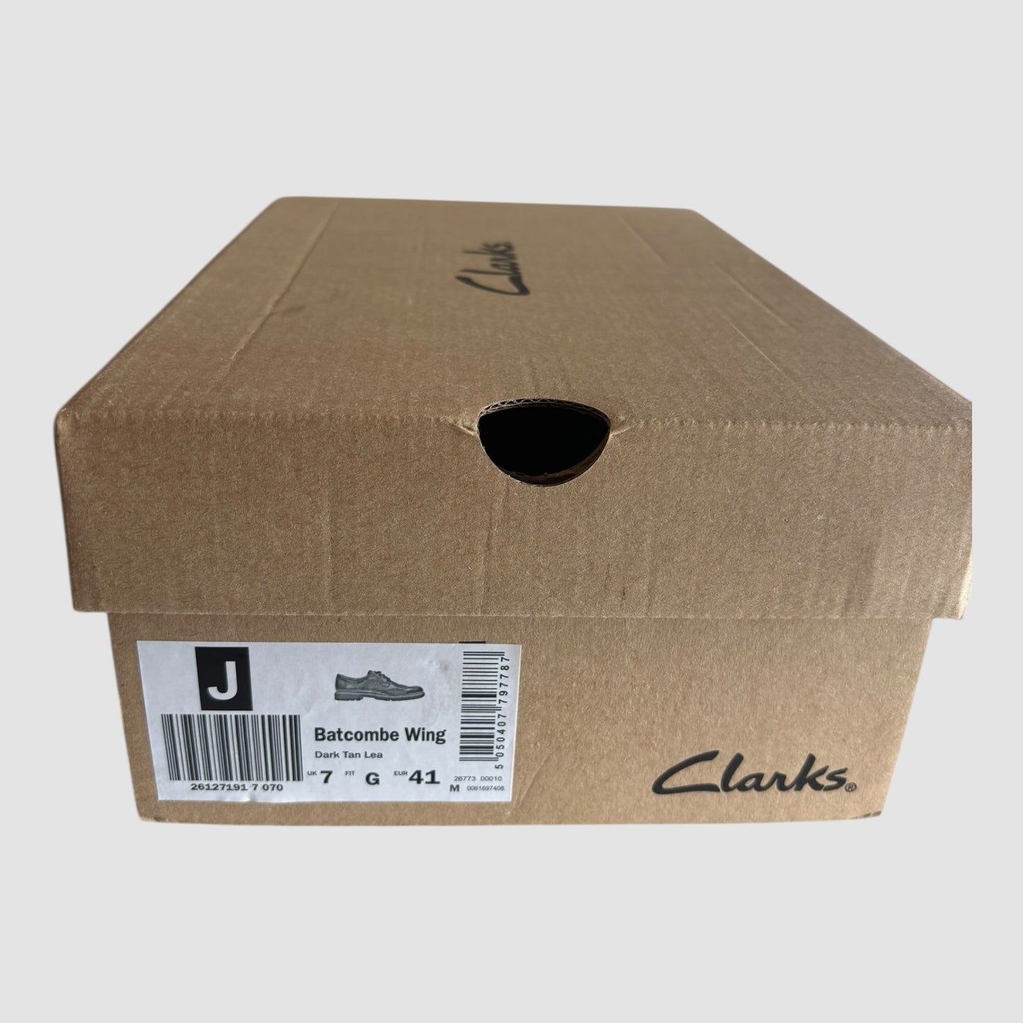 Sapatos Clarks Batcombe Wing tamanho 41 Novos