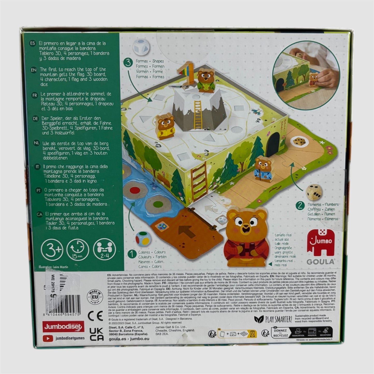 Jogo tabuleiro Goula Bear adventure