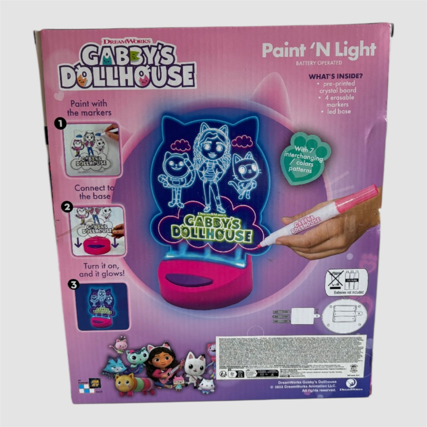 Candeeiro de Pintar Gabby’s Dollhouse