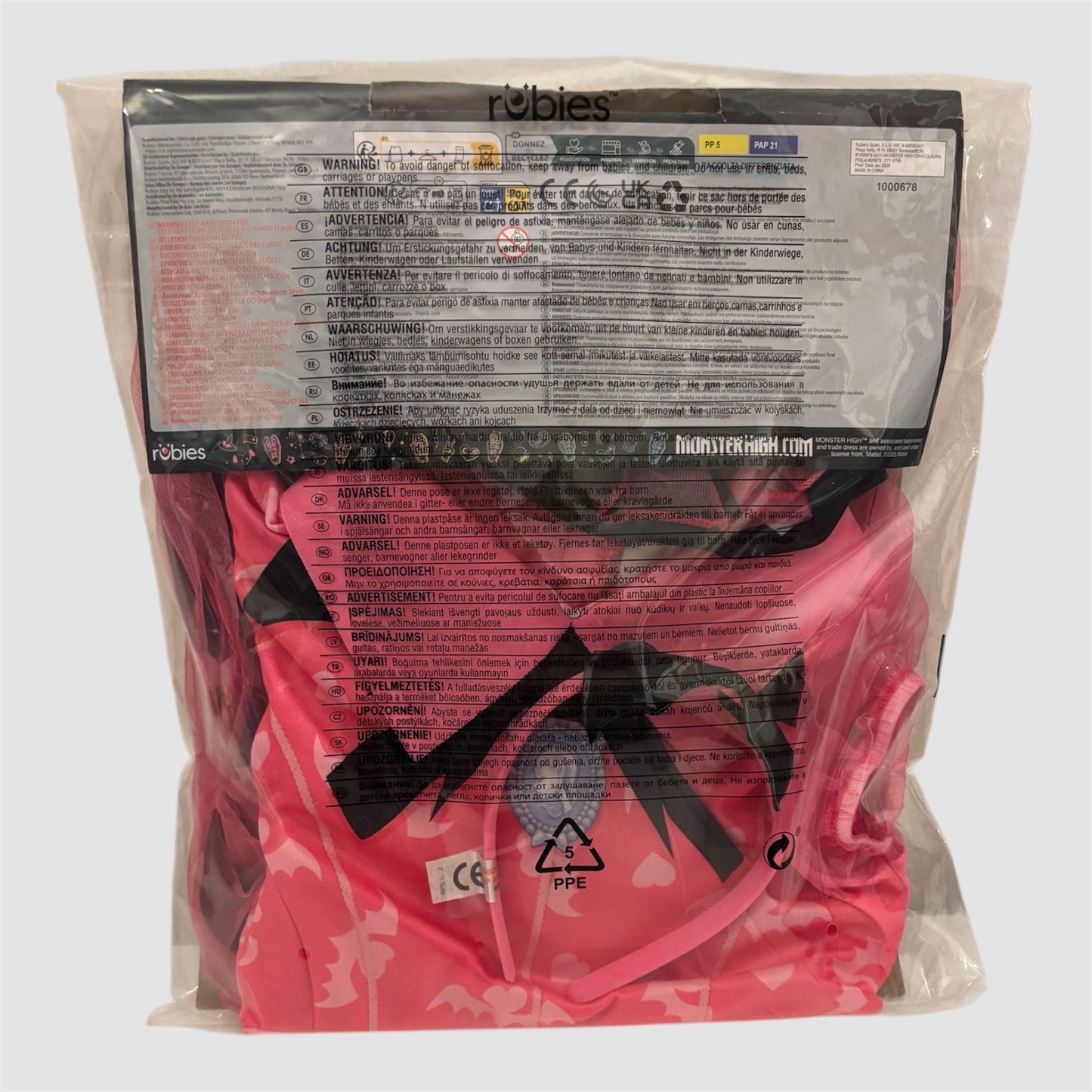 Disfarce Infantil Monster High Draculaura