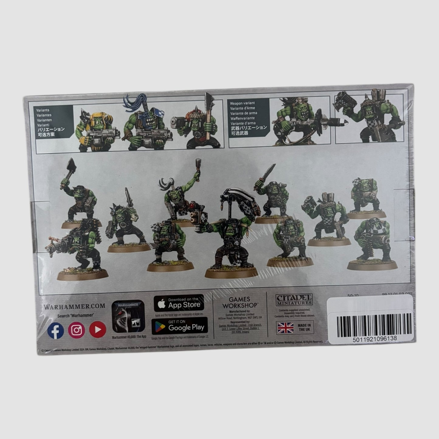 Warhammer 40k Ork Boyz Novo Selado