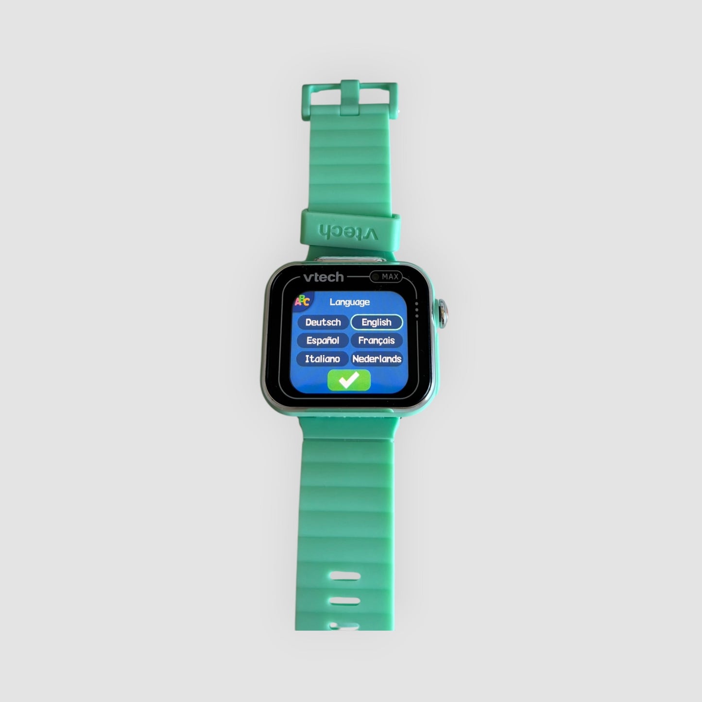 VTech KidiZoom Smartwatch MAX Verde Água | Câmara Dupla