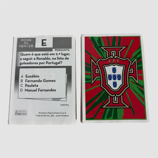 Conjunto de 92 cromos da coleção Fome de Vencer 2022 do Continente