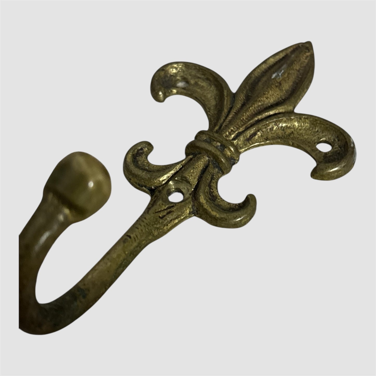 Cabide Dourado Antigo Flor de Lis
