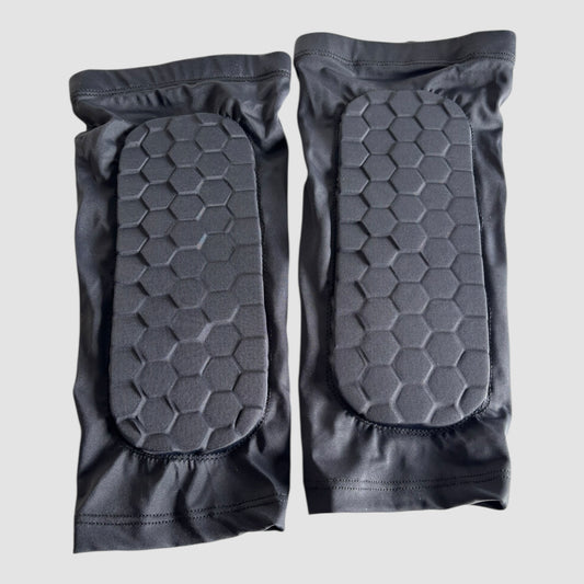 Caneleiras Infantis Futebol com Proteção em Espuma Preto