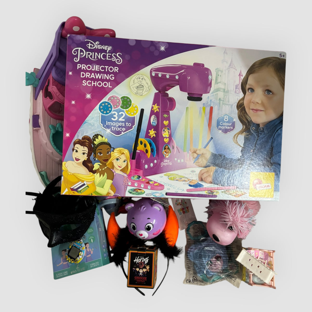 Lote +17 Brinquedos Menina – Disney, Bonecas, Jogos e Acessórios
