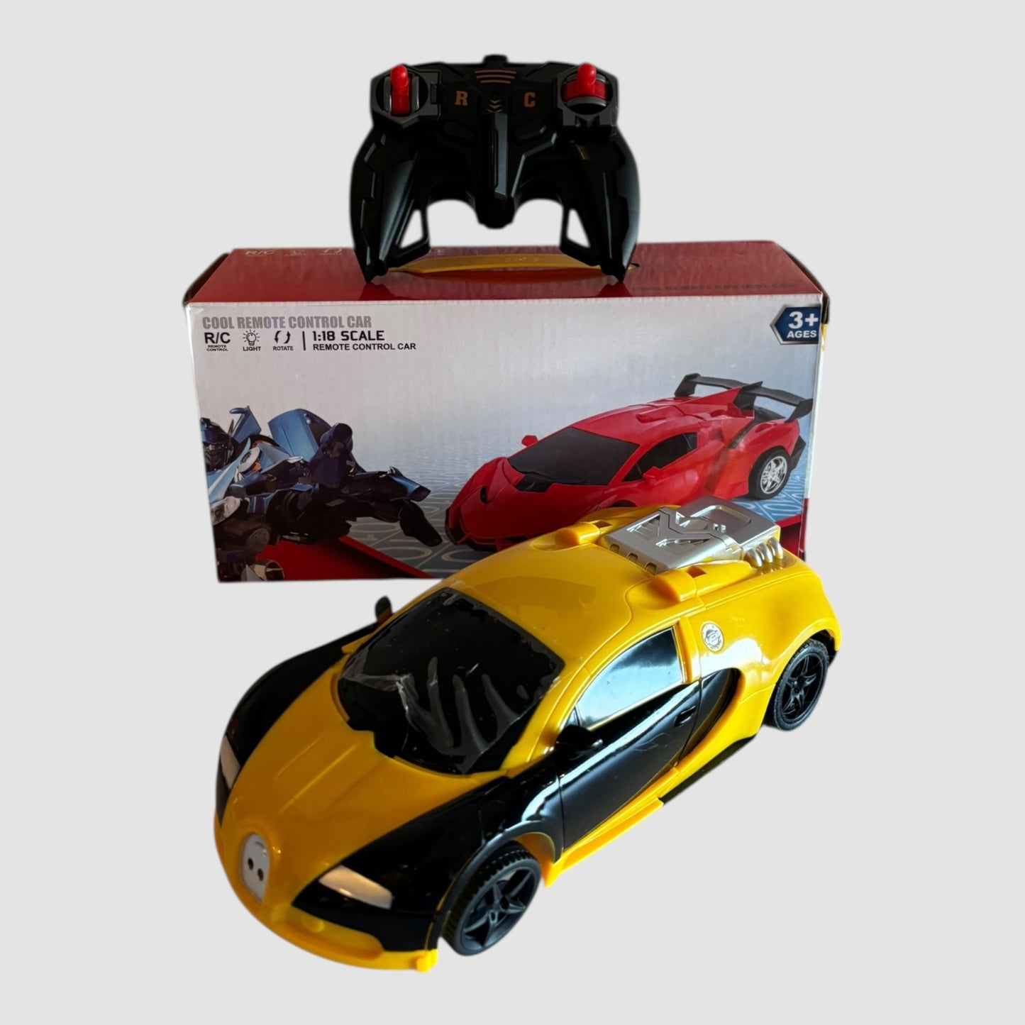 Carro transformers com controlo remoto