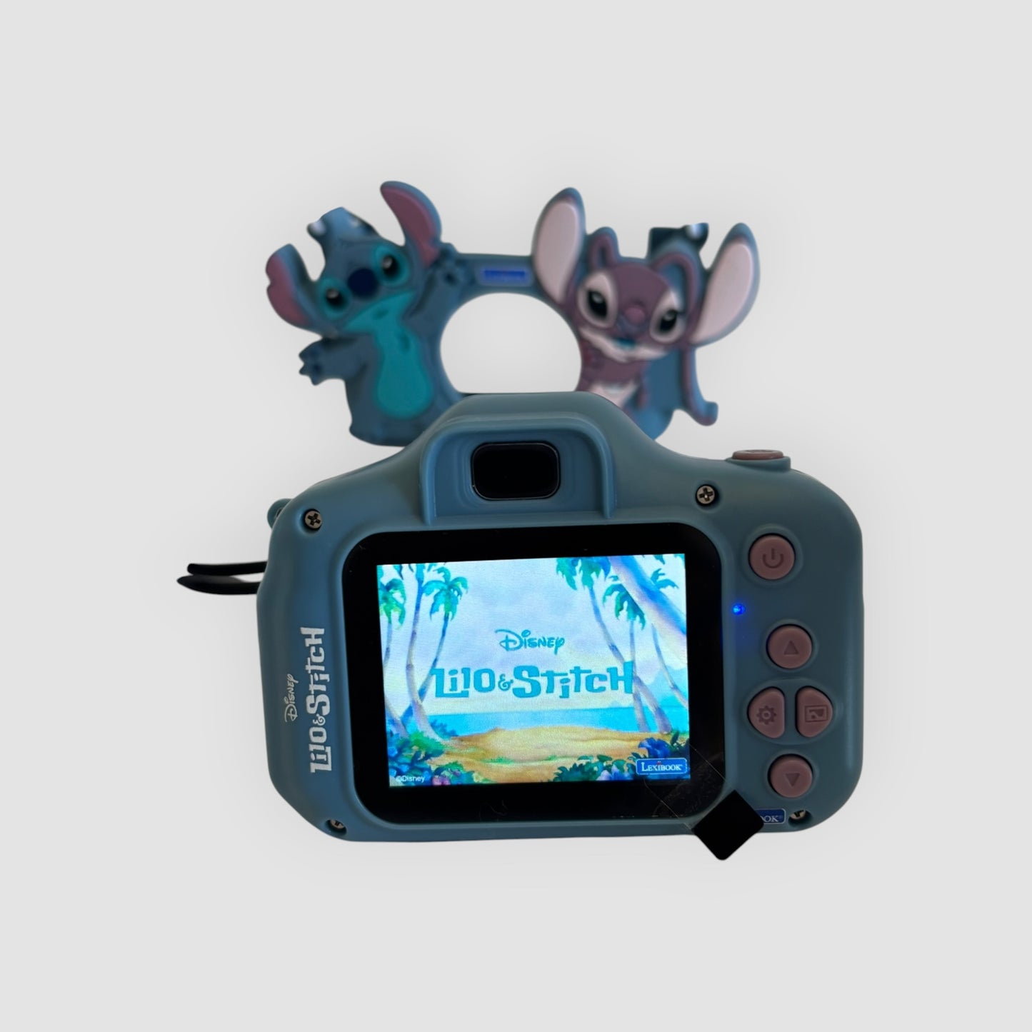 Câmara Infantil Lexibook Disney Stitch 4 em 1 com Capa Protetora | Foto, Vídeo e Jogos