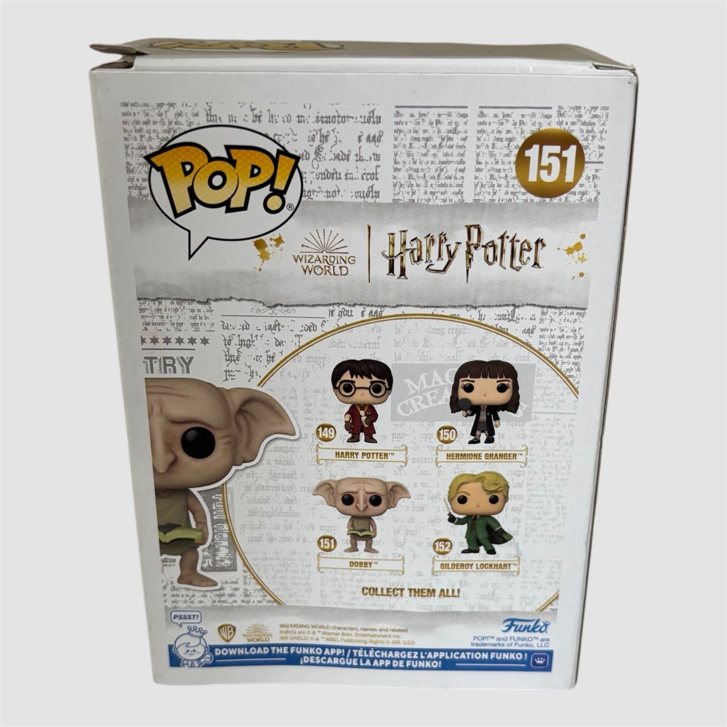 Funko Pop Harry Potter Chamber of secrets Dobby Novo