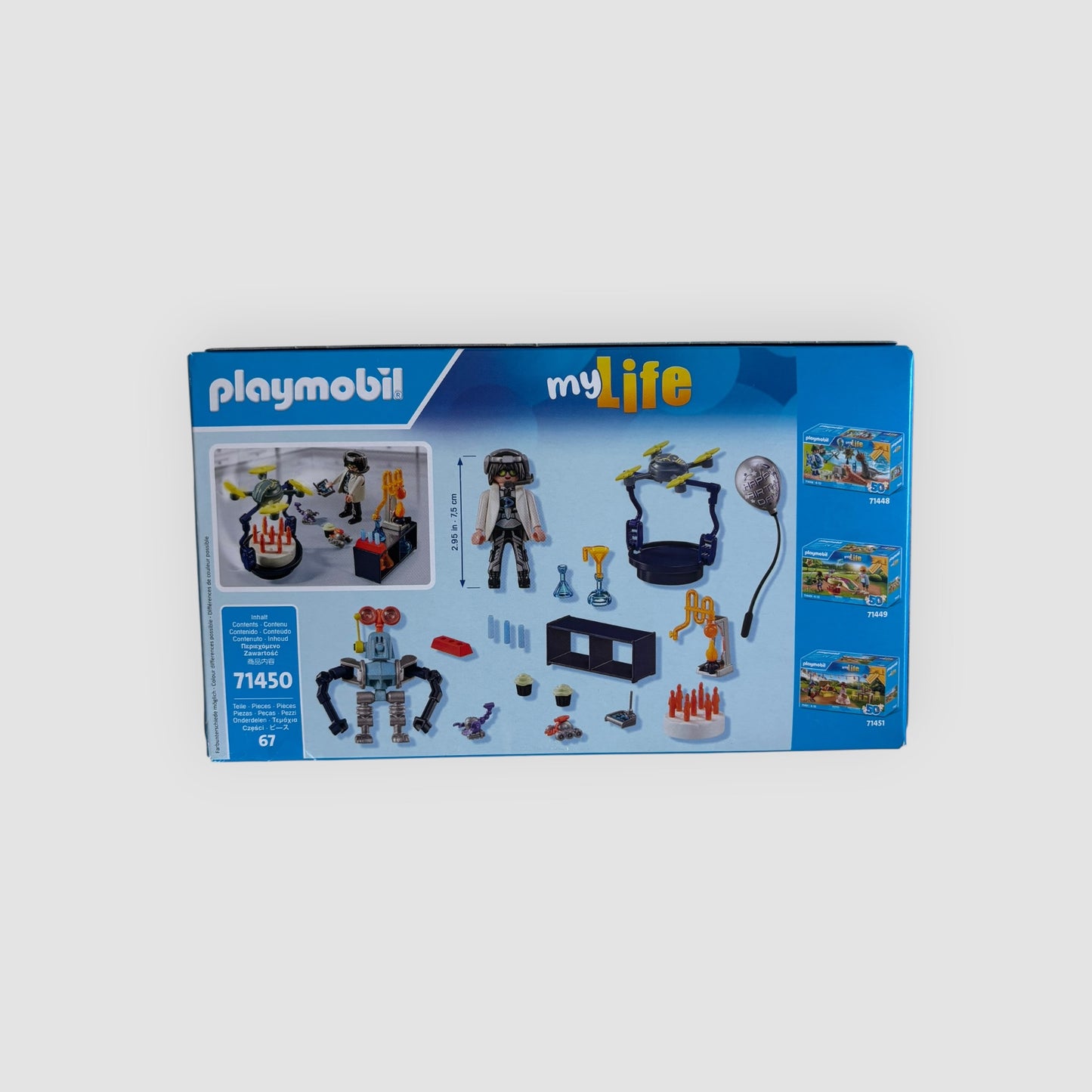 Playmobil myLife 71450 Pesquisador com Robôs