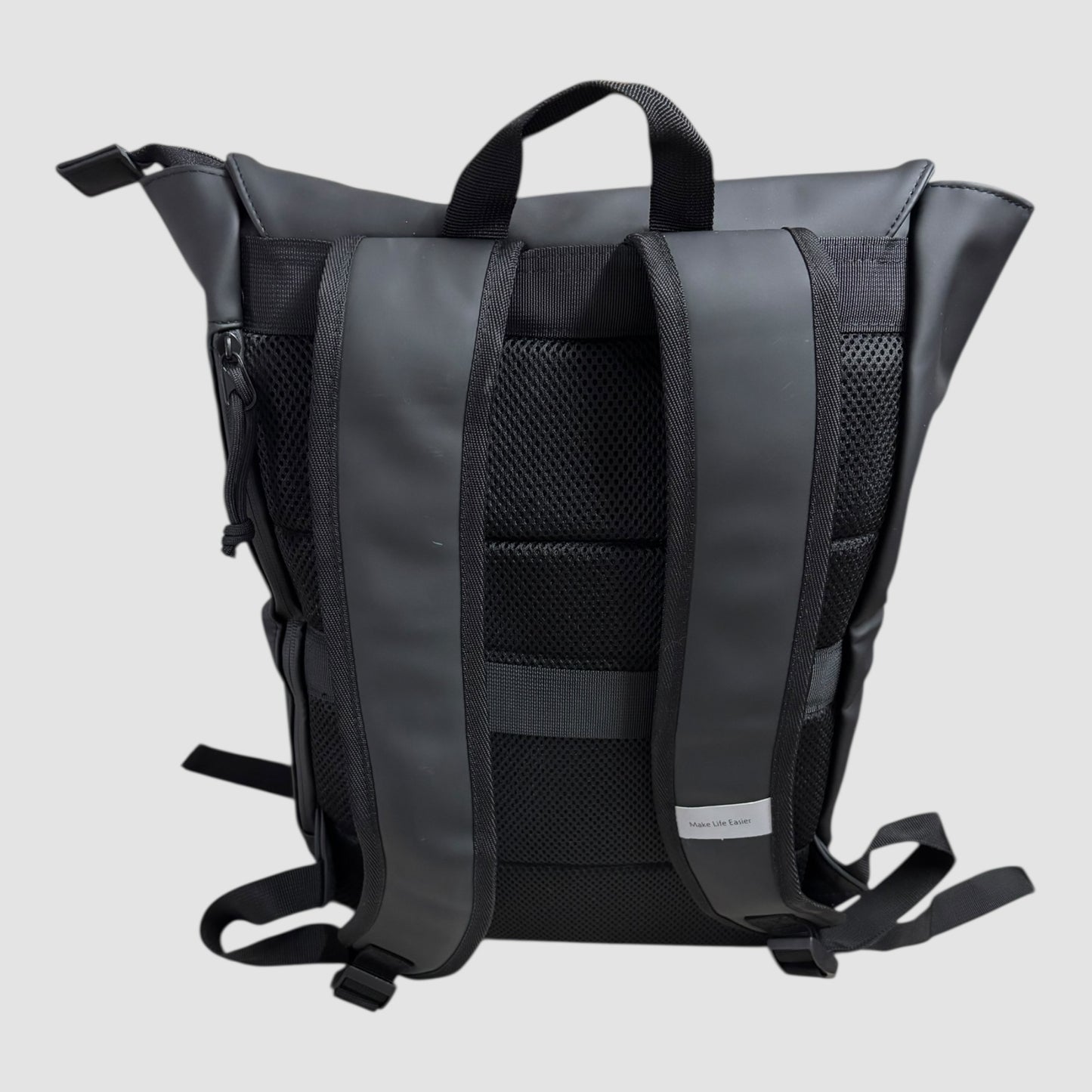 Mochila Impermeável para Portátil 15,6” Preta Casual Unissexo