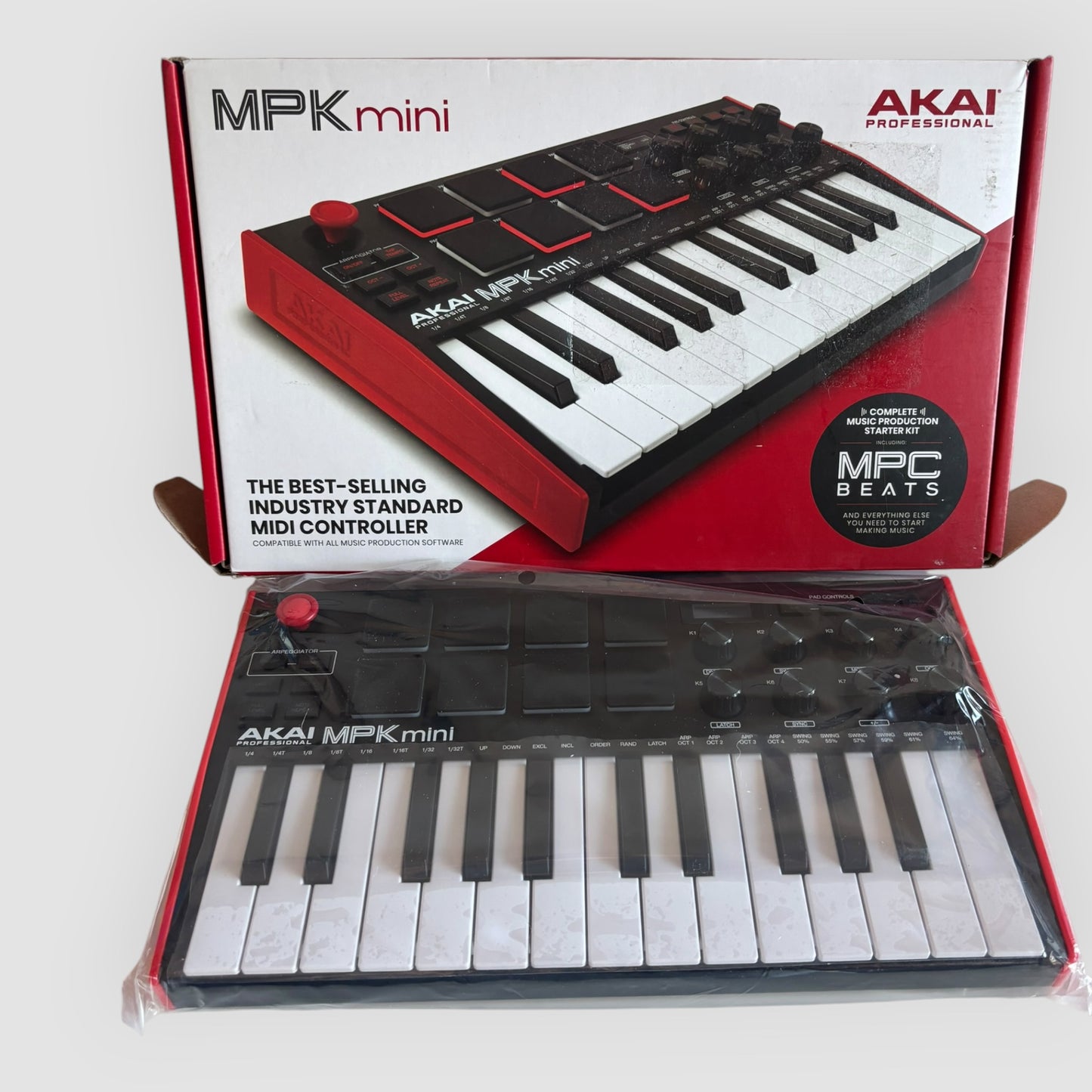 Akai Professional MPK Mini MK3  Teclado Controlador MIDI usb 25 Teclas  Novo