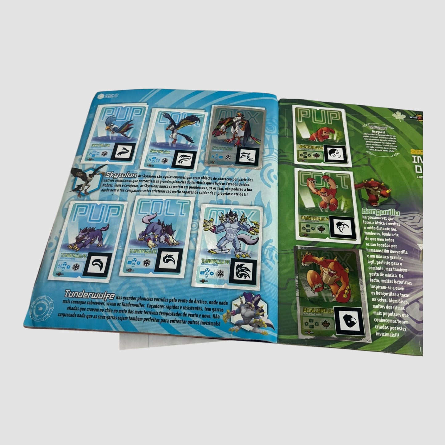 Caderneta Invizimals Panini em falta 47 Cromos