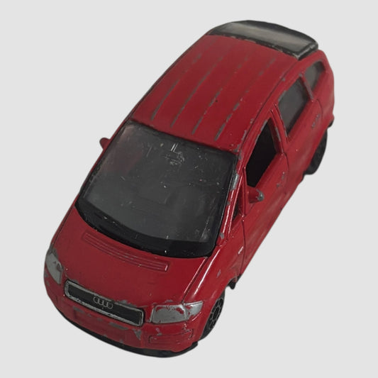 Audi vermelho miniatura Welly