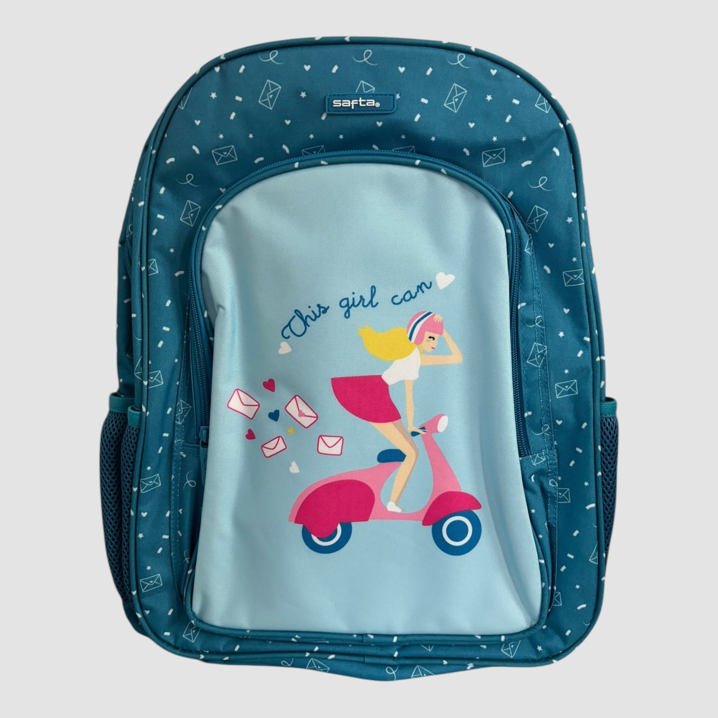 Mochila escolar Safta Vespa 33x14x42 cm Nova