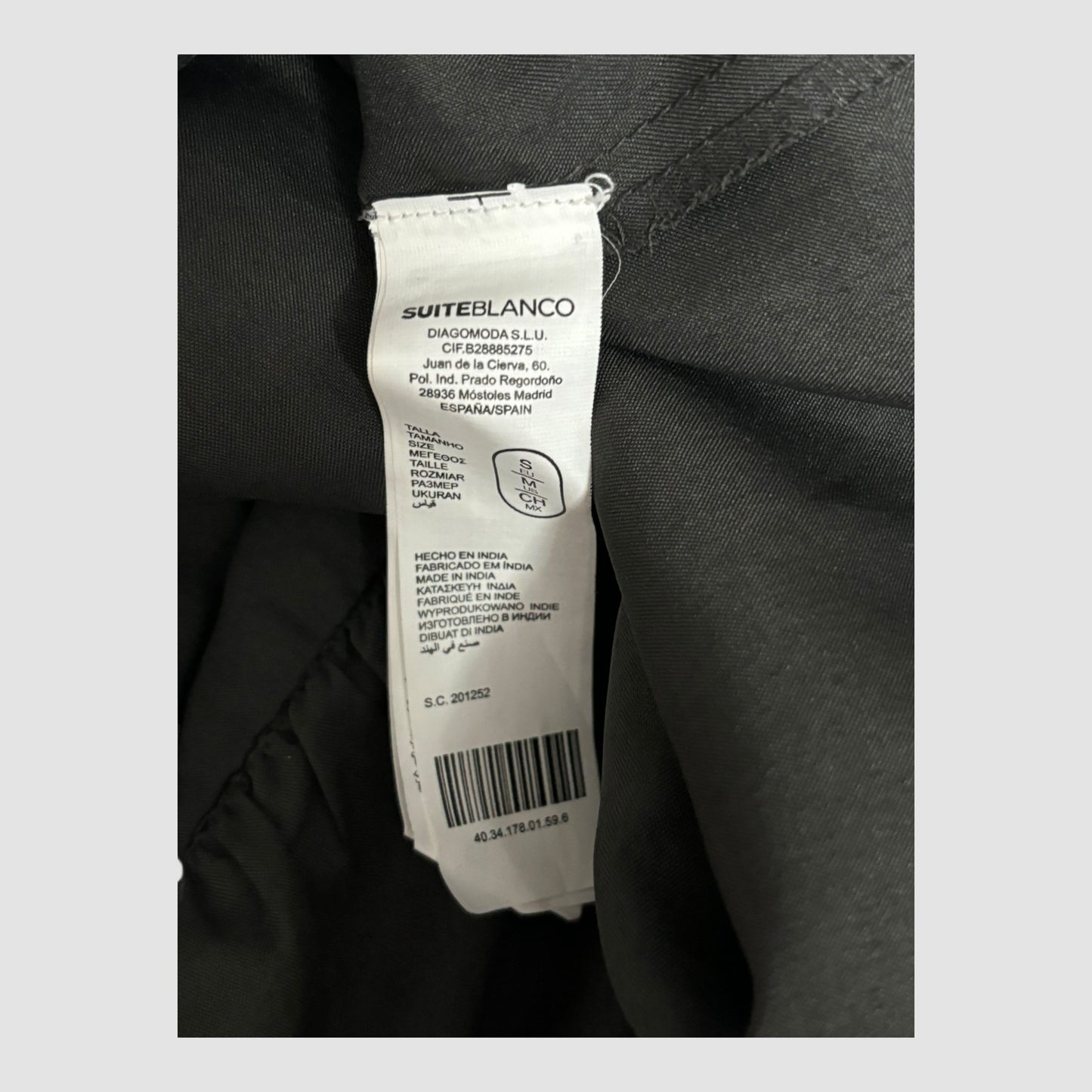 Vestido SuiteBlanco tamanho S com etiqueta