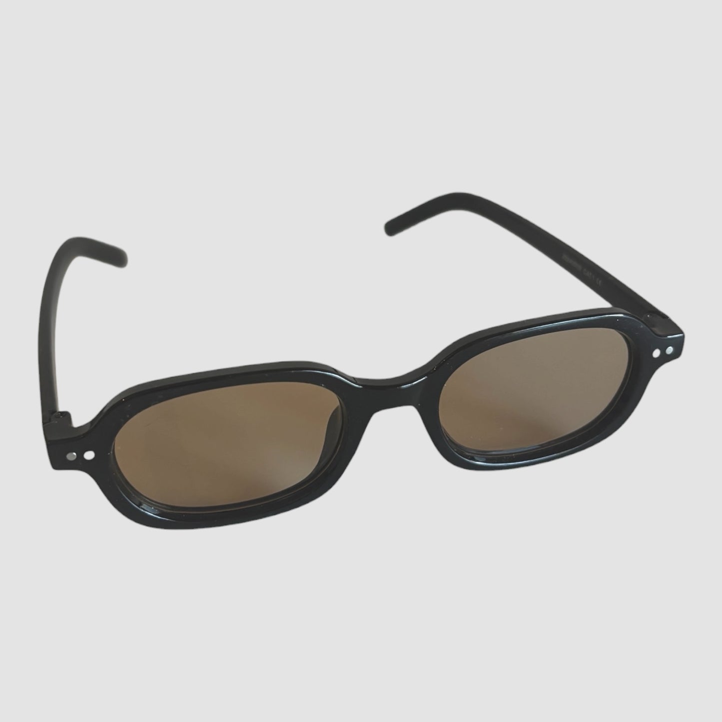 Óculos de Sol Pretos Unissexo Estilo Vintage Retro