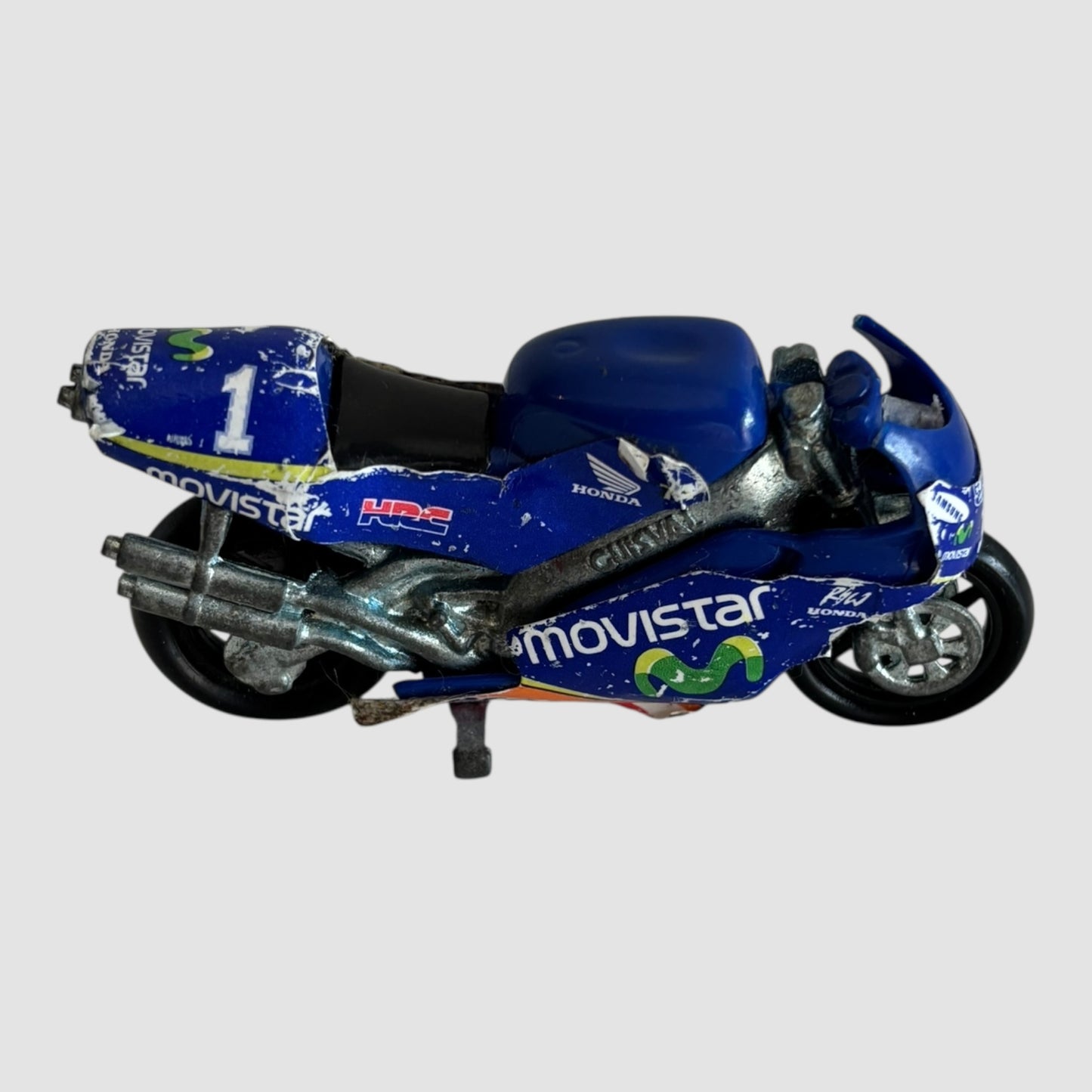 Miniatura mota Honda Movistar Repsol azul