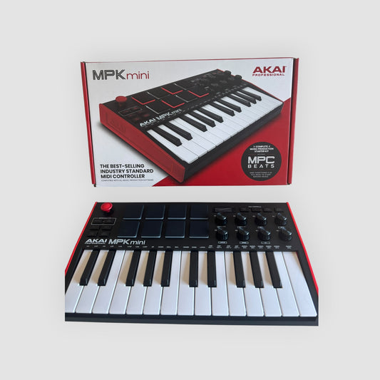 Akai Professional MPK Mini mk3 Controlador MIDI usb 25 Teclas Novo