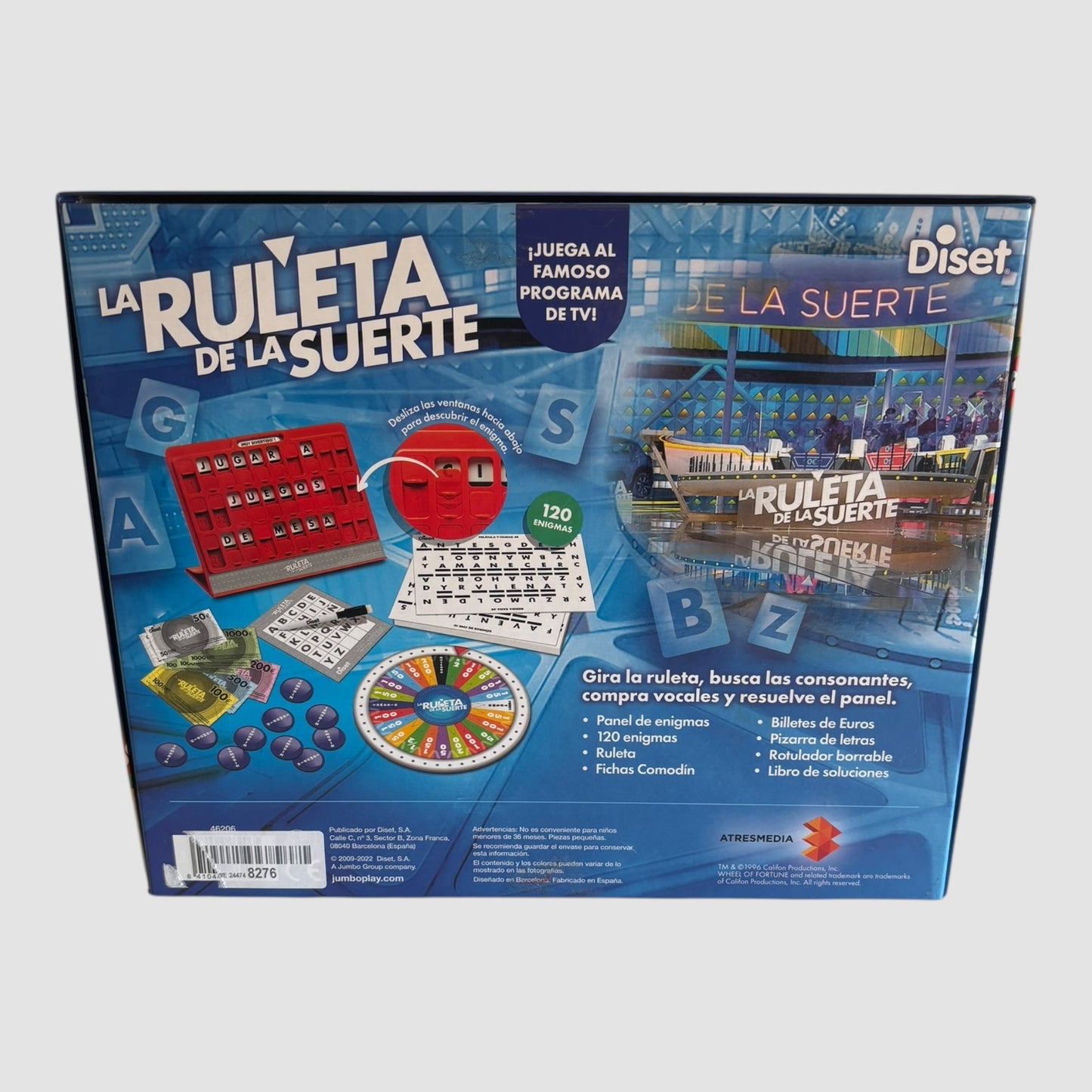 La Ruleta de la Suerte Diset jogo tabuleiro