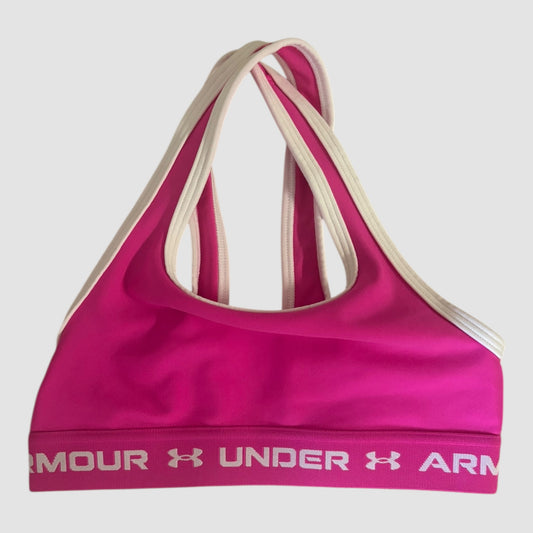 Sutiã Desportivo Under Armour Menina XS Rosa Novo com Etiqueta