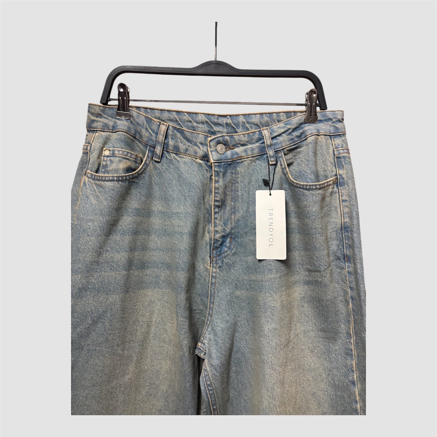 Calças de ganga wide legs Trendyol Mulher tamanho 44 Novas