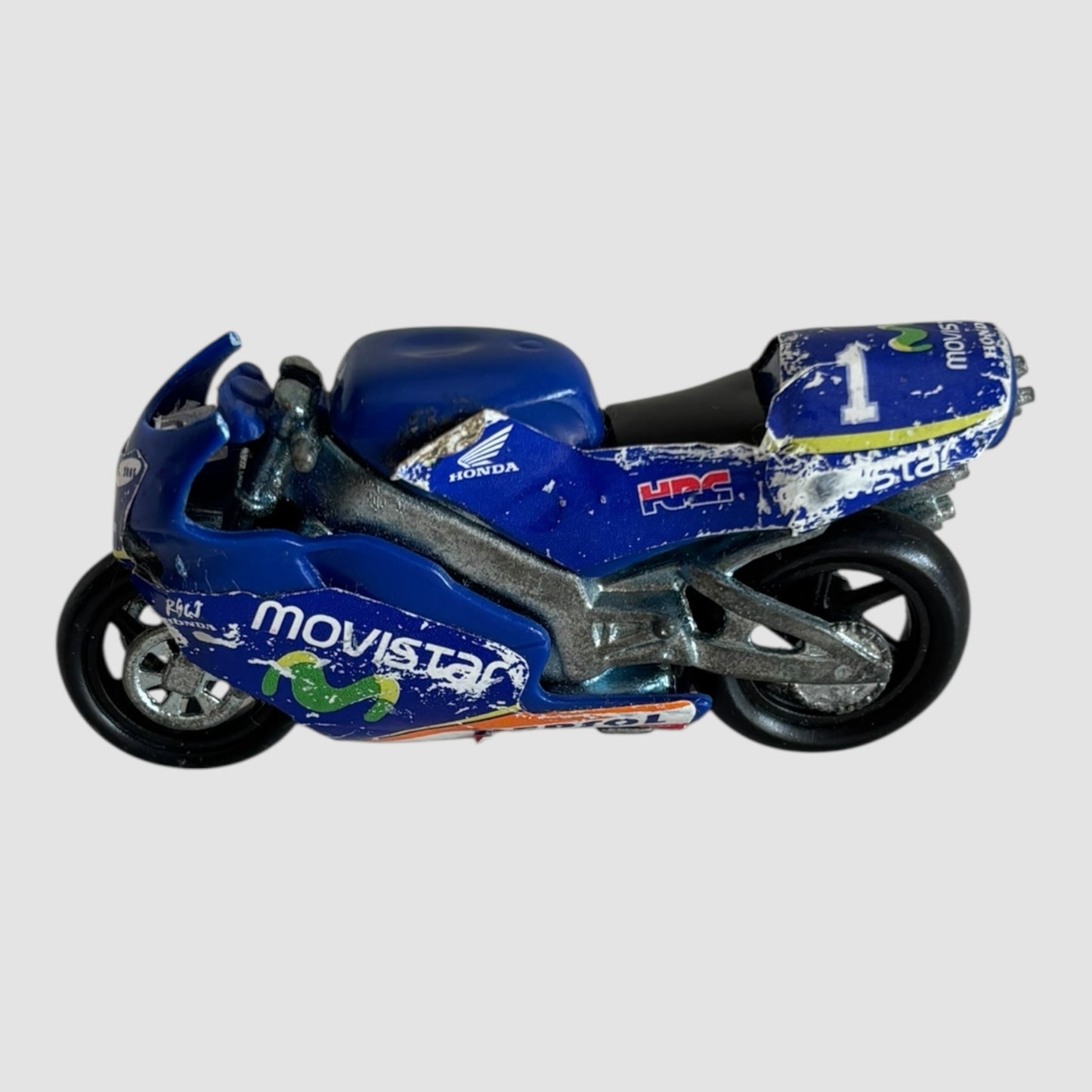 Miniatura mota Honda Movistar Repsol azul